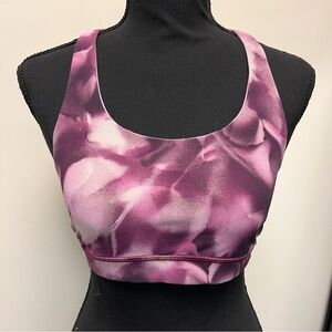 Lululemon Athletica Purple Tie-Dye Sports Bra